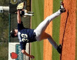 Junior lefthander Tom Thornton is slated to start the NCAA Tournament opener vs. North Carolina.