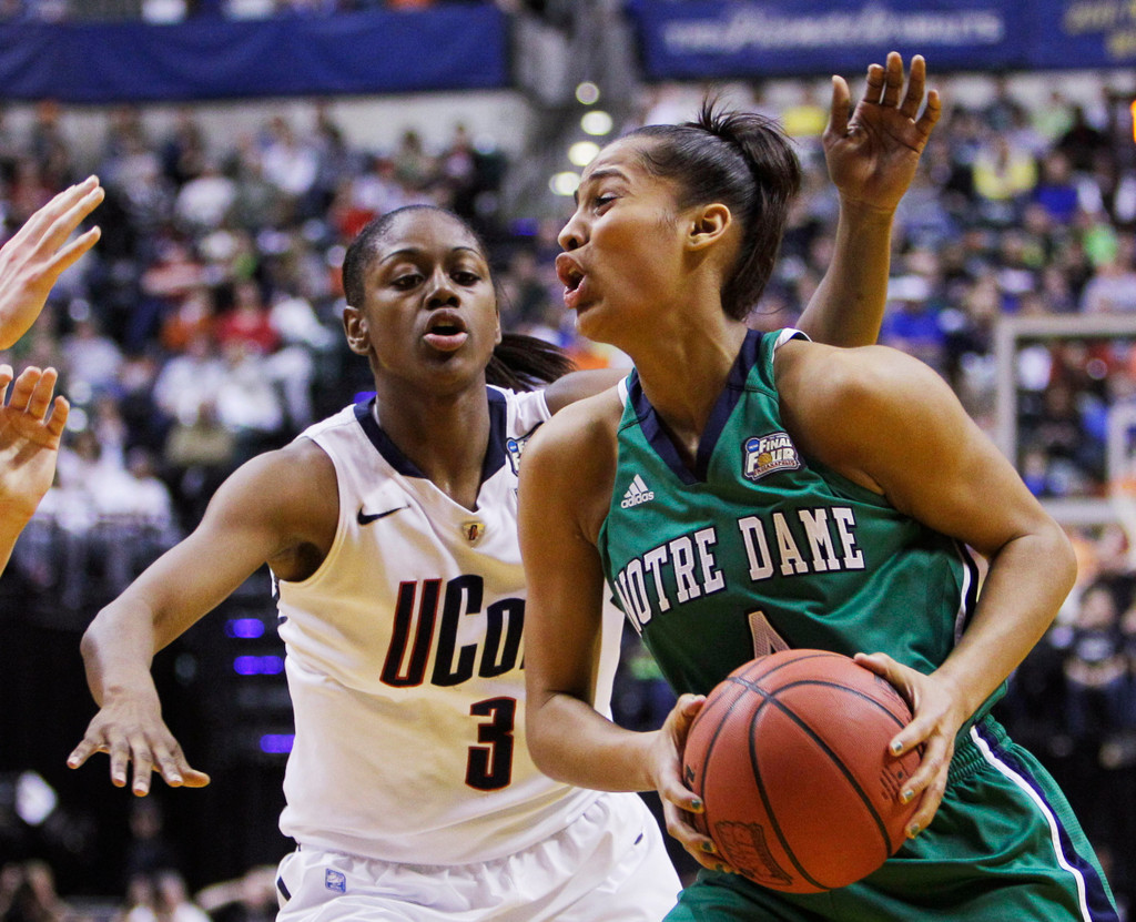 Irish Advance to Final, Topple Top-Ranked UConn 72-63 (AP)