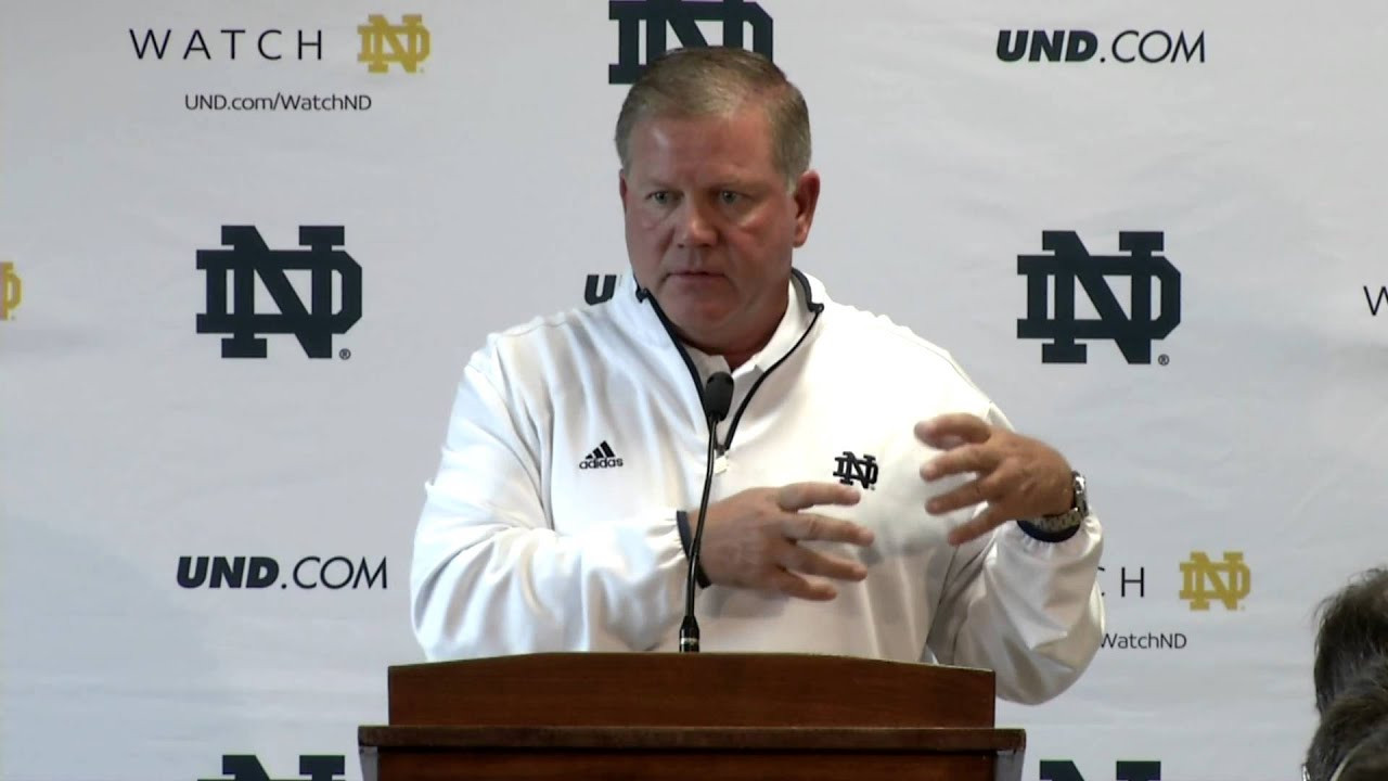 Coach Kelly Media Day Press Conference - Aug. 22, 2013