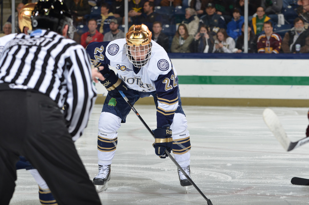 Sophomore Mario Lucia has career high in goals (15), points (25), power-play goals (7) and game winners (3) this season.