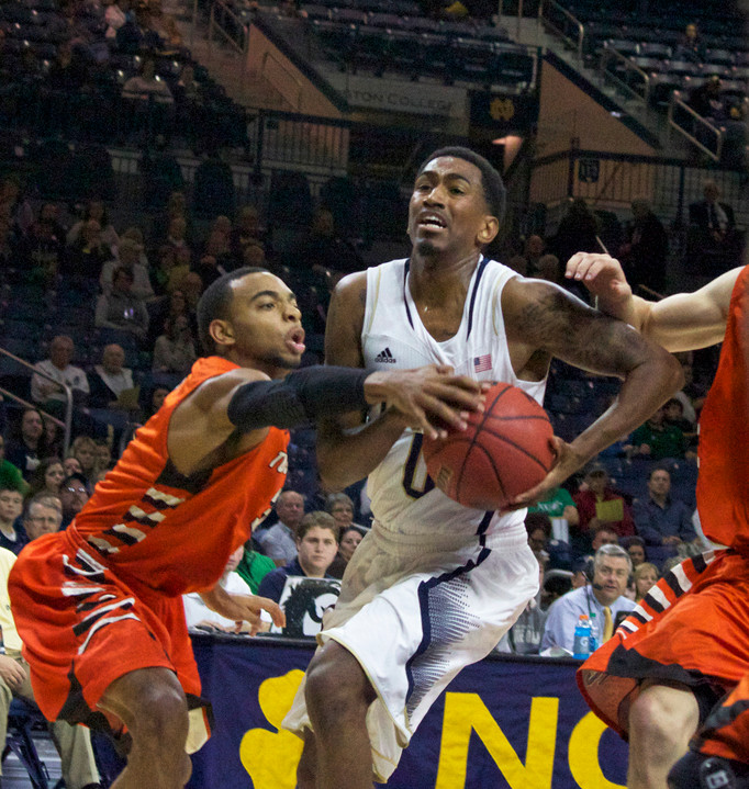 Senior point guard Eric Atkins needs just 13 more points to reach 1,000 for his career.
