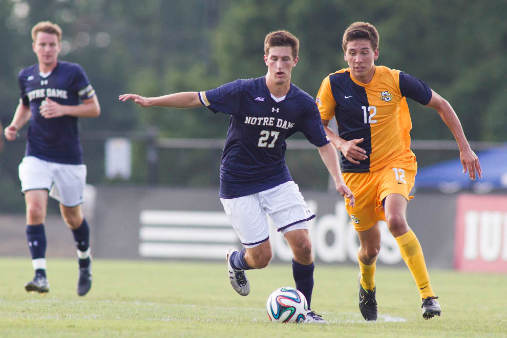 Notre Dame senior tri-captain Patrick Hodan was one of 28 players invited to a United States Under-23 Men's National Team identification camp that will be held in California this August