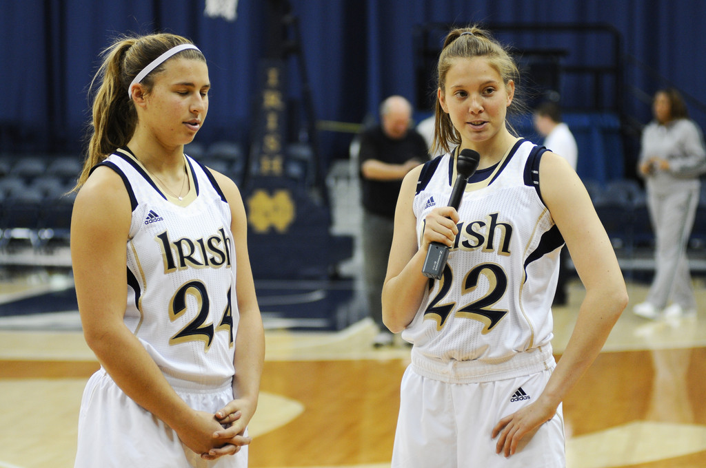 Notre Dame Women's Basketball Media Day 10-11-2012