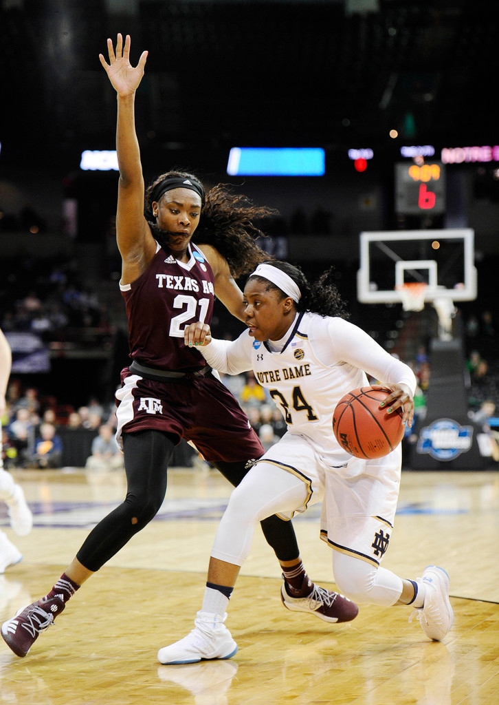NCAA Sweet 16: ND WBB vs. Texas A&M (USATSI)