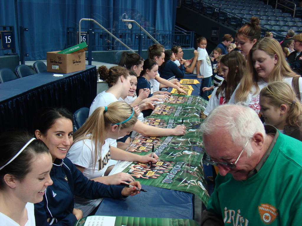 Notre Dame Volleyball vs. Rutgers (November 1, 2009)