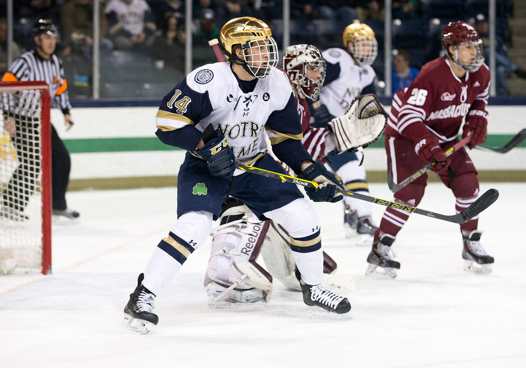 Thomas DiPauli had three assists on Saturday and two goals on Sunday, including the game-winner.