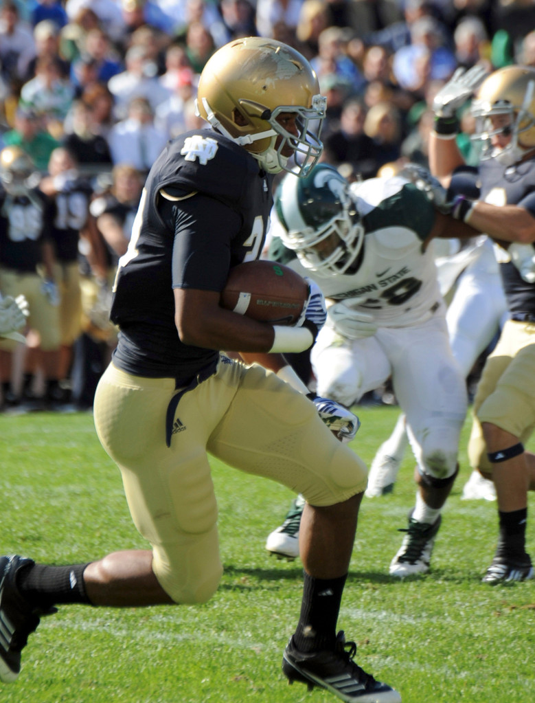 Irish Earn Resounding First Win, 31-13 Over #15 Spartans (AP)