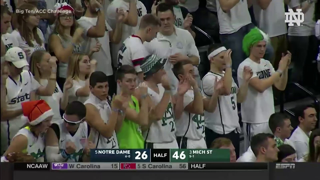 Highlights | @NDmbb vs Michigan State (2017)