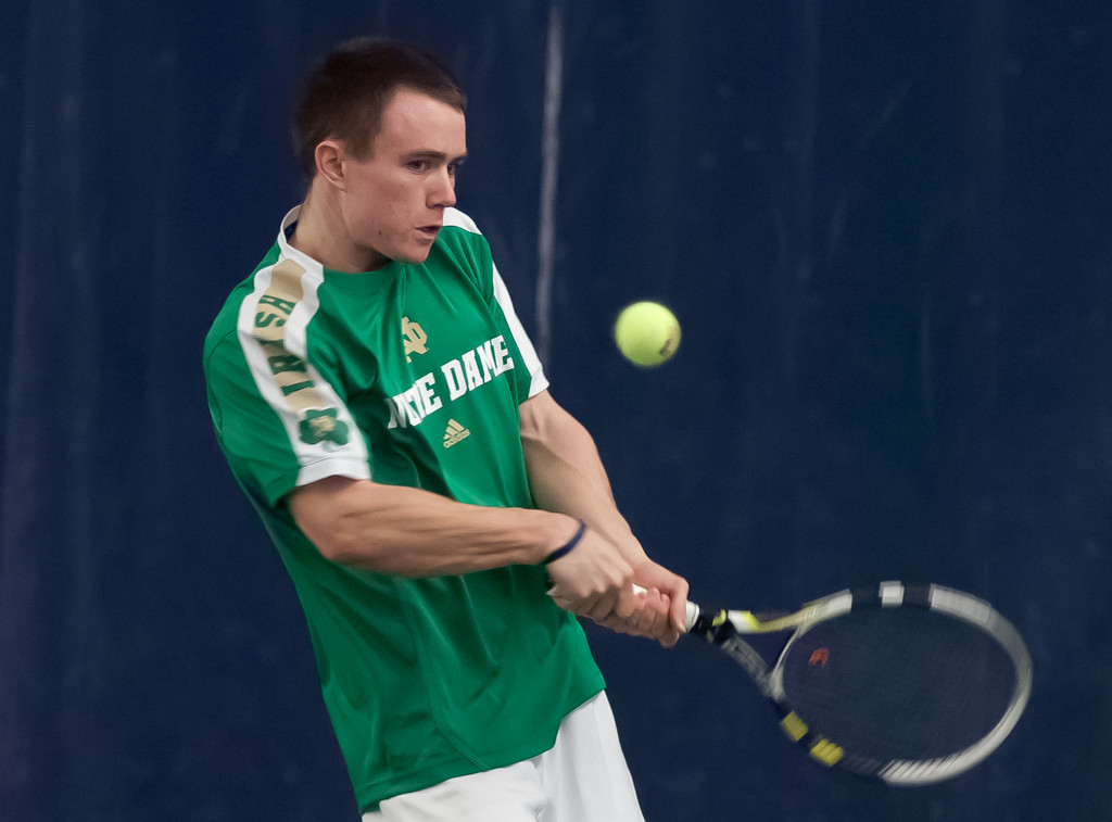 Notre Dame Men's Tennis vs Duke on 02-03-2013