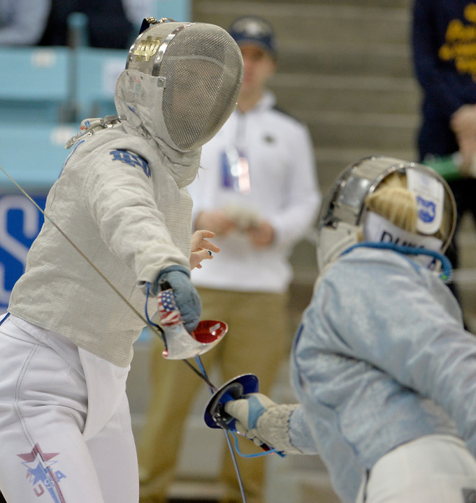 Sophomore Francesca Russo will return to the strip for the Irish at the Penn Elite Invitational for her first collegiate bouts since claiming the 2015 NCAA Women's Sabre Championship.