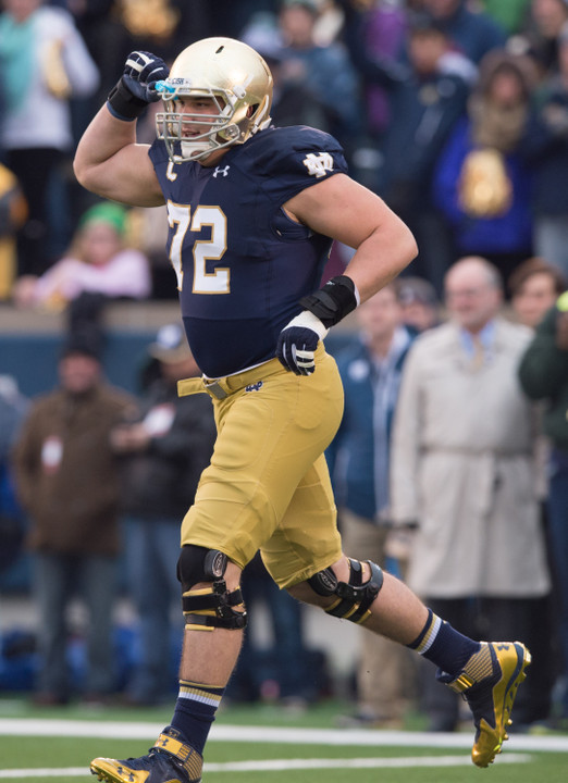 Nick Martin anchors an offensive line that scored 30-plus points in seven of its first eight games for the first time in school history.