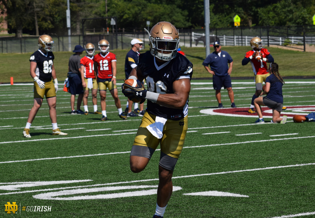 2017 Notre Dame Football Fall Camp - Practice Three