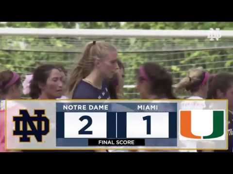 HIGHLIGHTS: @NDSoccer vs Miami (2017)