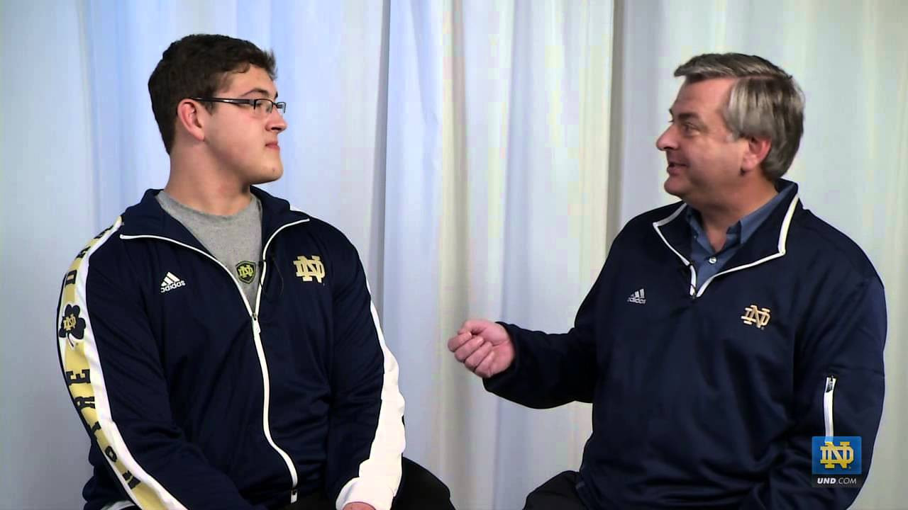 Steve Elmer Interview - 2013 Notre Dame Football Early Enrollee