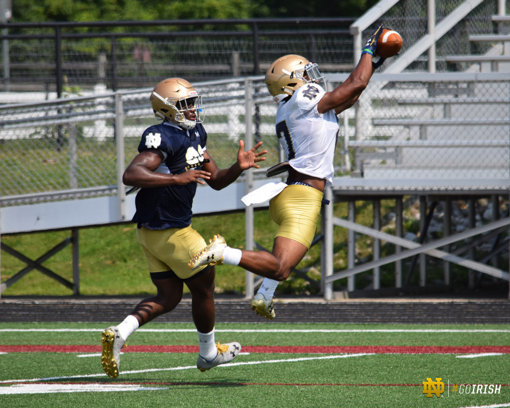 2017 Notre Dame Football Fall Camp - Practice Three