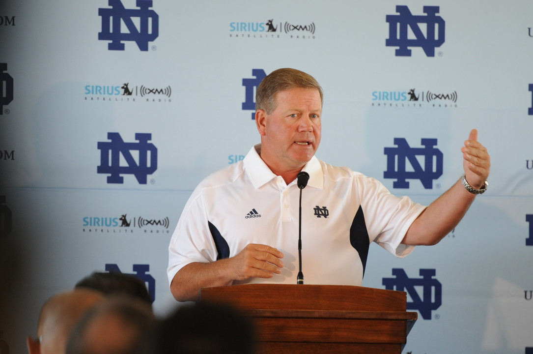 Watch exclusive live coverage of Coach Kelly's press conference every Tuesday of the season at 12 noon ET on und.com.