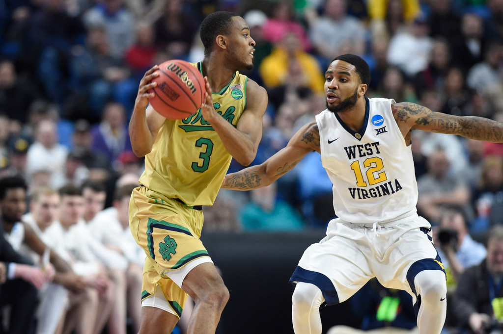Notre Dame 71, West Virginia 83 (NCAA Second Round)