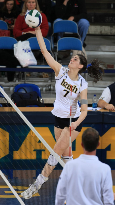 Freshman Kellie Sciacca won the league's top rookie award on Monday for the third time this season.