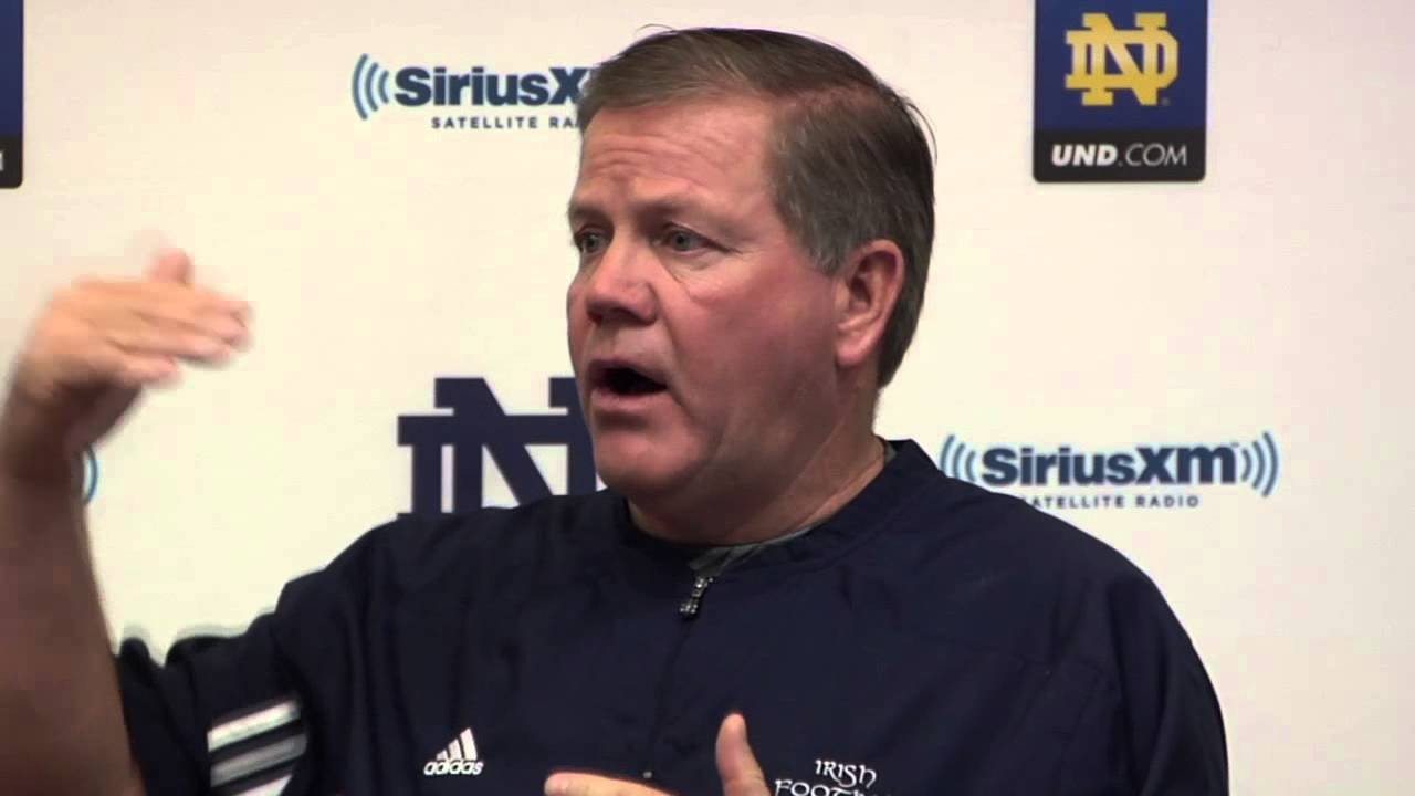 Coach Kelly Post Practice - March 27, 2013