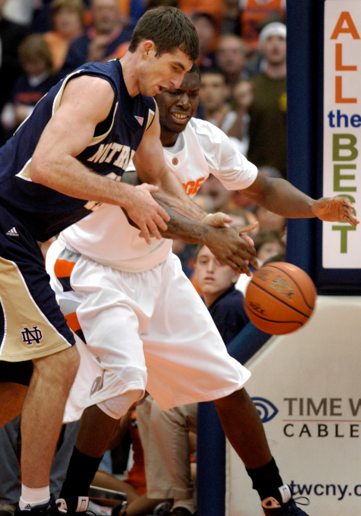 Irish Fall To Syracuse (AP)