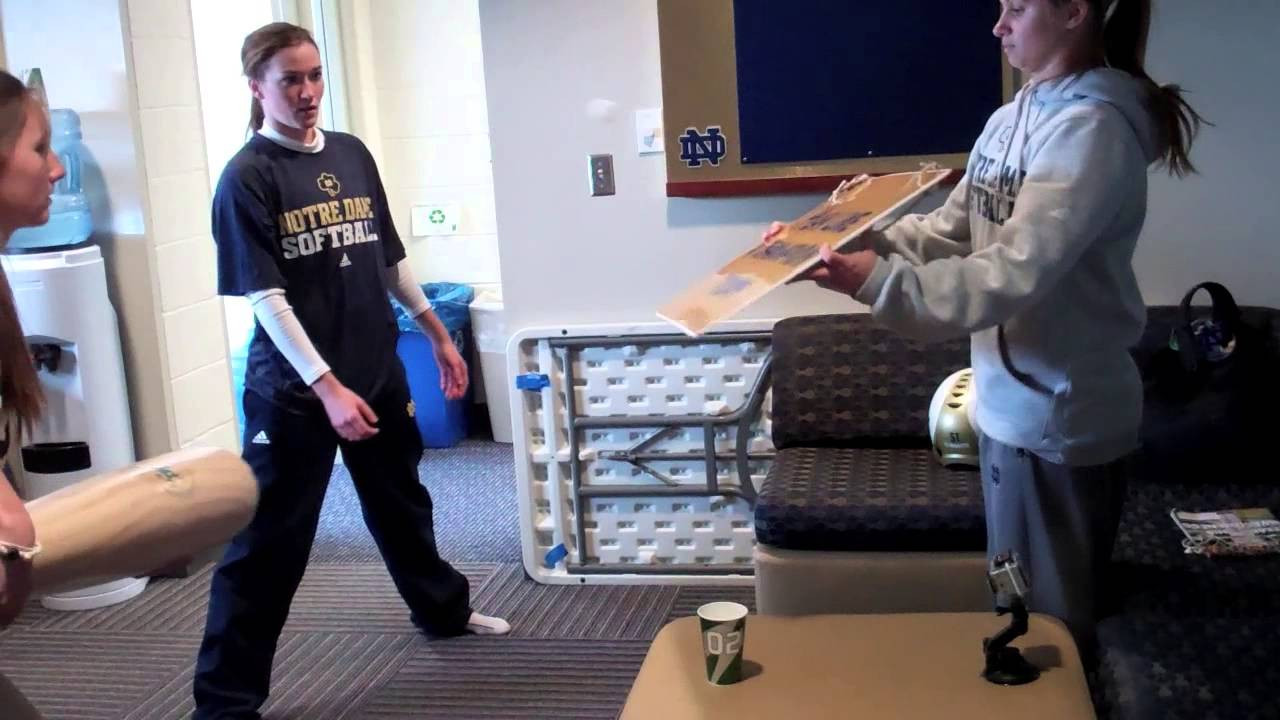 Trick Shot Tuesday: Notre Dame Softball