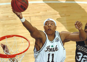 Rick Cornett and his teammates welcome Holy Cross to the Joyce Center for NIT action on Tuesday at 7 p.m.