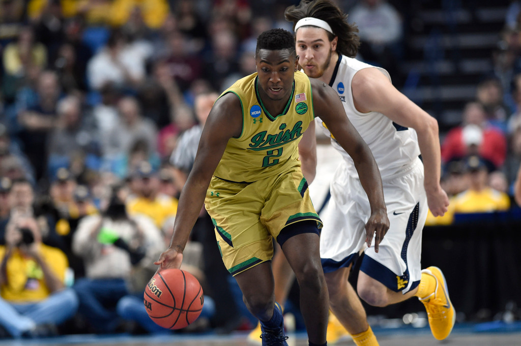 Notre Dame 71, West Virginia 83 (NCAA Second Round)