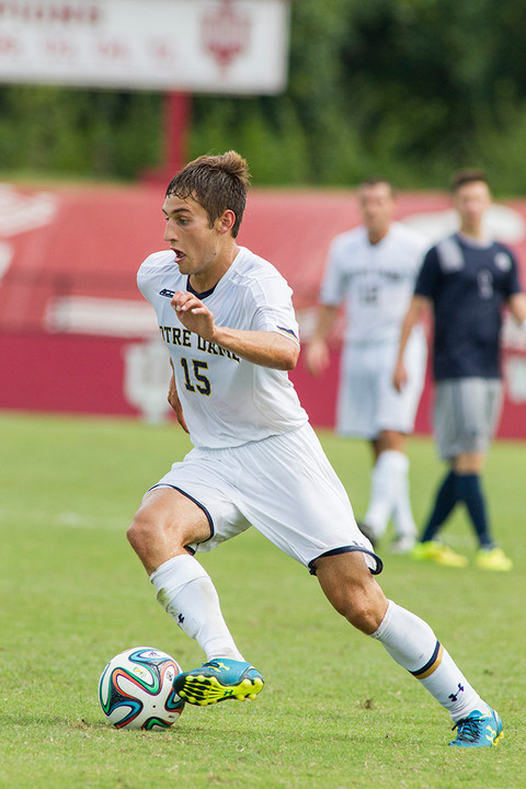 Evan Panken put Notre Dame up 1-0 in the 37th minute.