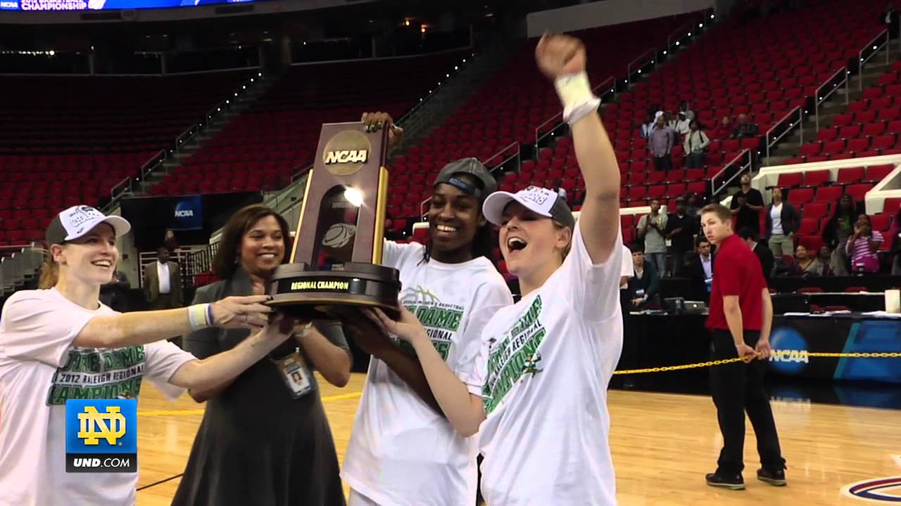 Notre Dame Women's Basketball - Maryland Post-Game Celebration