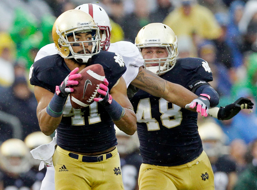 Notre Dame safety Matthias Farley