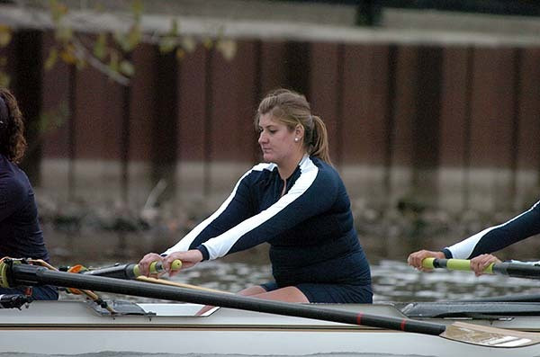 Notre Dame's varsity eight crew faced its third consecutive ranked boat when the Irish went up against California on Sunday afternoon.