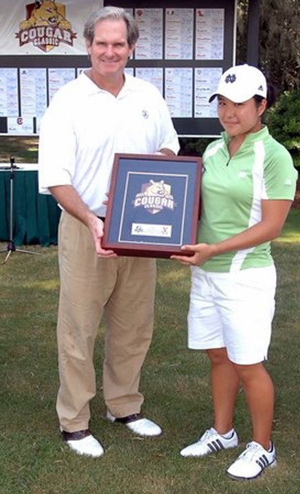 Freshman So-Hyun Park has four top-five finishes this season.