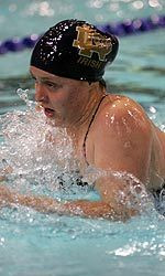 Freshman Natalie Burke of South Africa will swim the 50- and 100-meter breaststroke in the FINA World Swimming Championships.