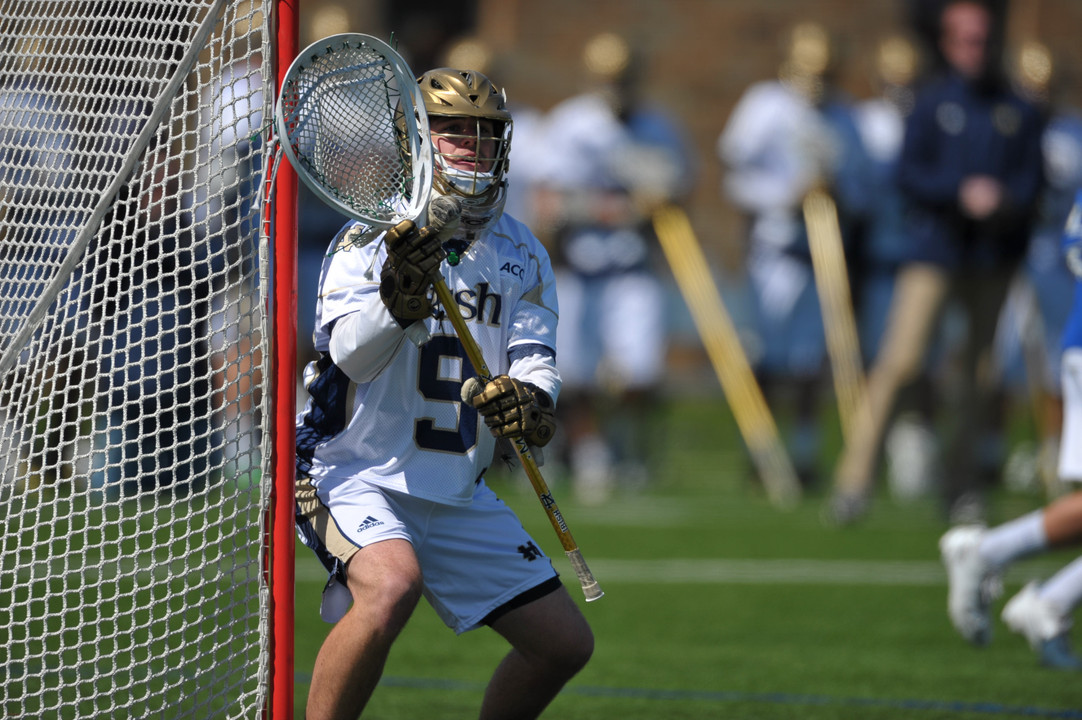 Junior goalie Conor Kelly made a career-high 17 saves for the Fighting Irish.
