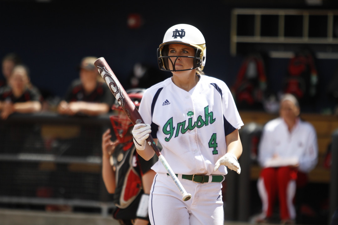 Senior outfielder Lauren Stuhr is one of 13 monogram winners back in the fold for the 2014 Notre Dame team