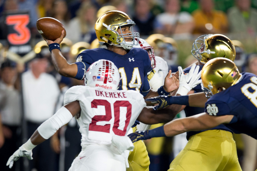 Notre Dame 10, Stanford 17