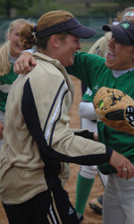 Notre Dame's softball game on Saturday, March 3, have been pushed back due to weather in the Jacksonville area