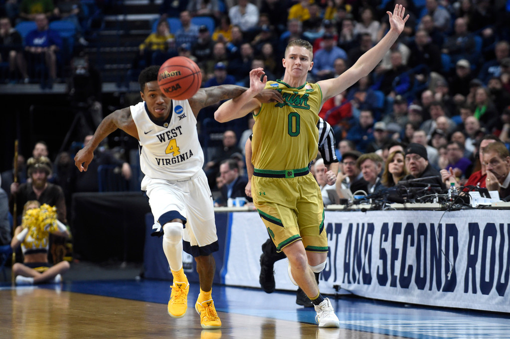 Notre Dame 71, West Virginia 83 (NCAA Second Round)