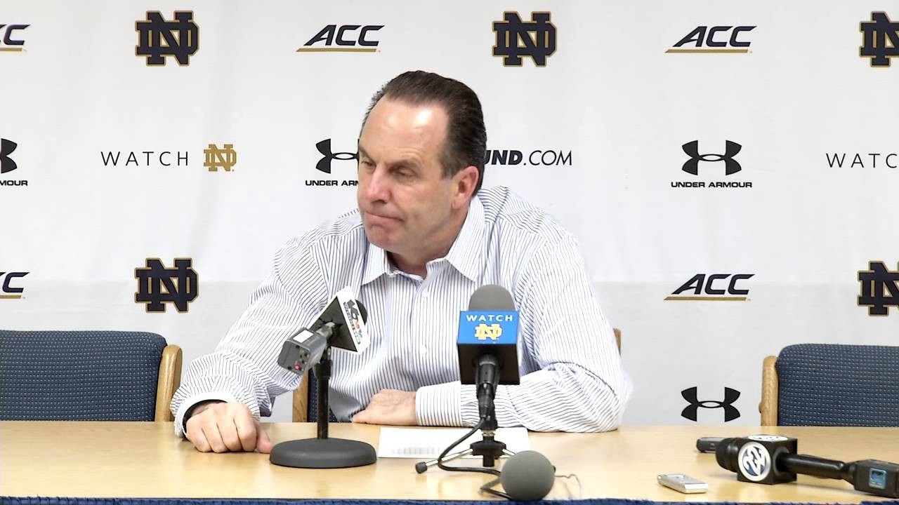 MBB - Coach Brey N. Illinois Post Game