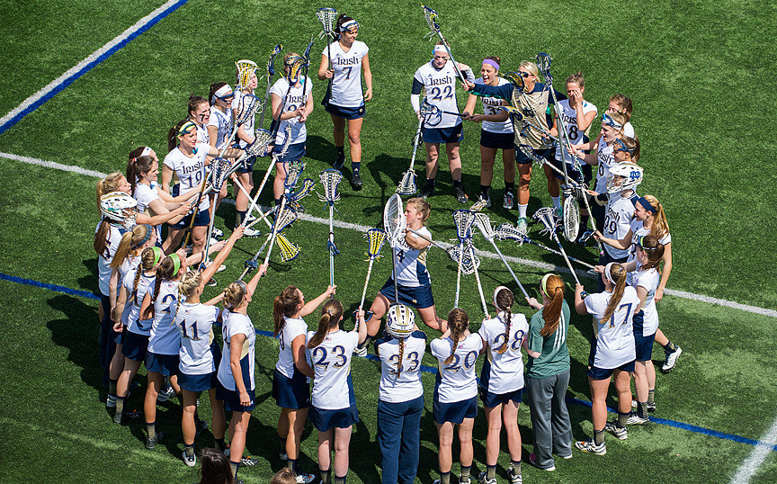 The Irish were honored on Monday for their strong team GPA.