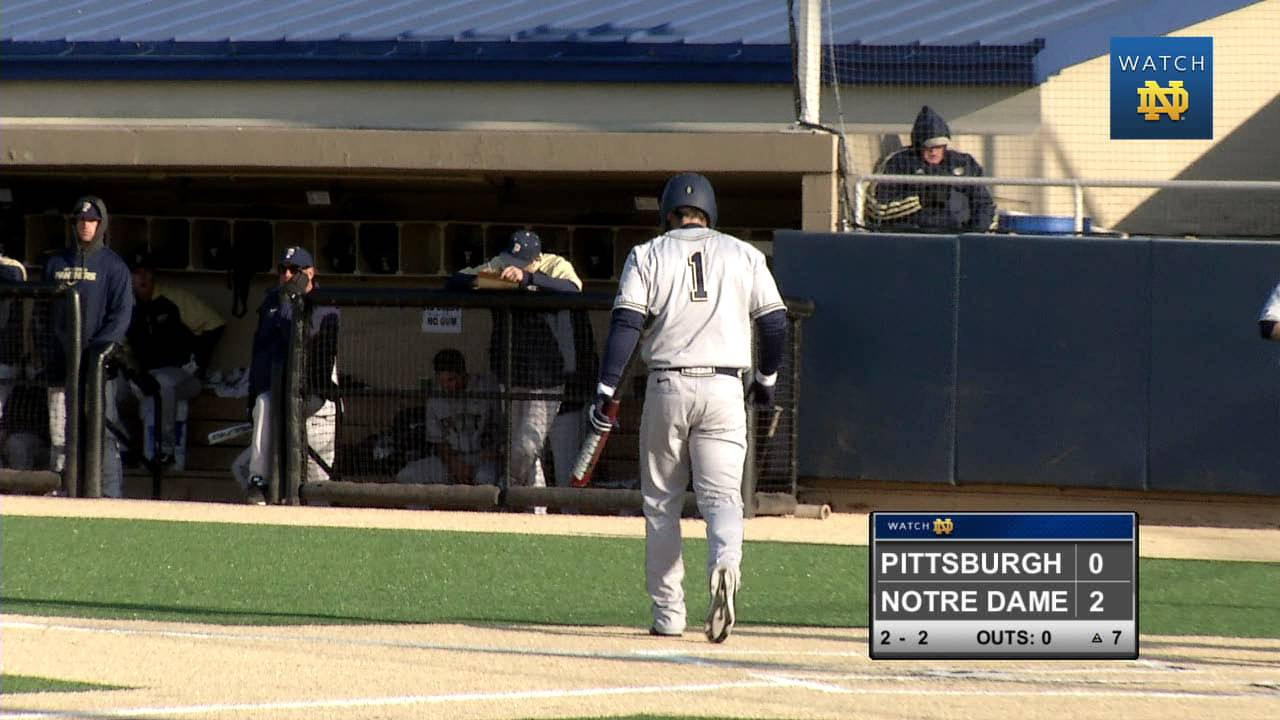 Notre Dame vs. Pittsburgh Baseball Highlights