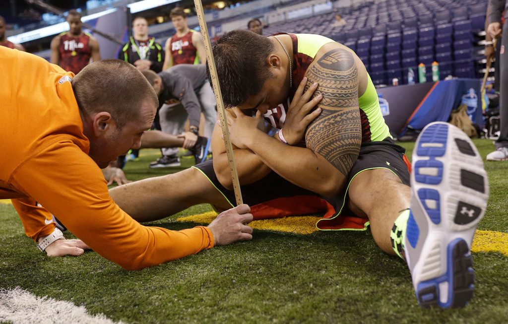 Irish at the NFL Combine (AP)