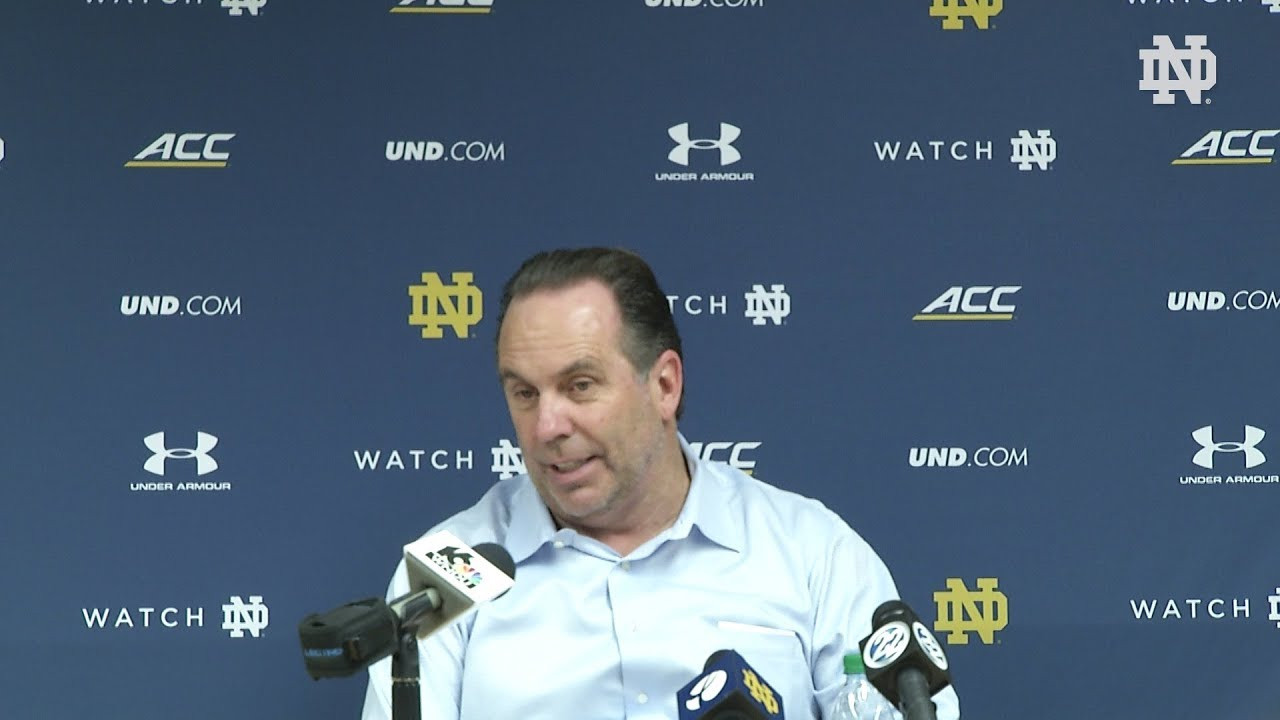 Post-Game Press Conference | @NDmbb vs. Virginia Tech (2018)