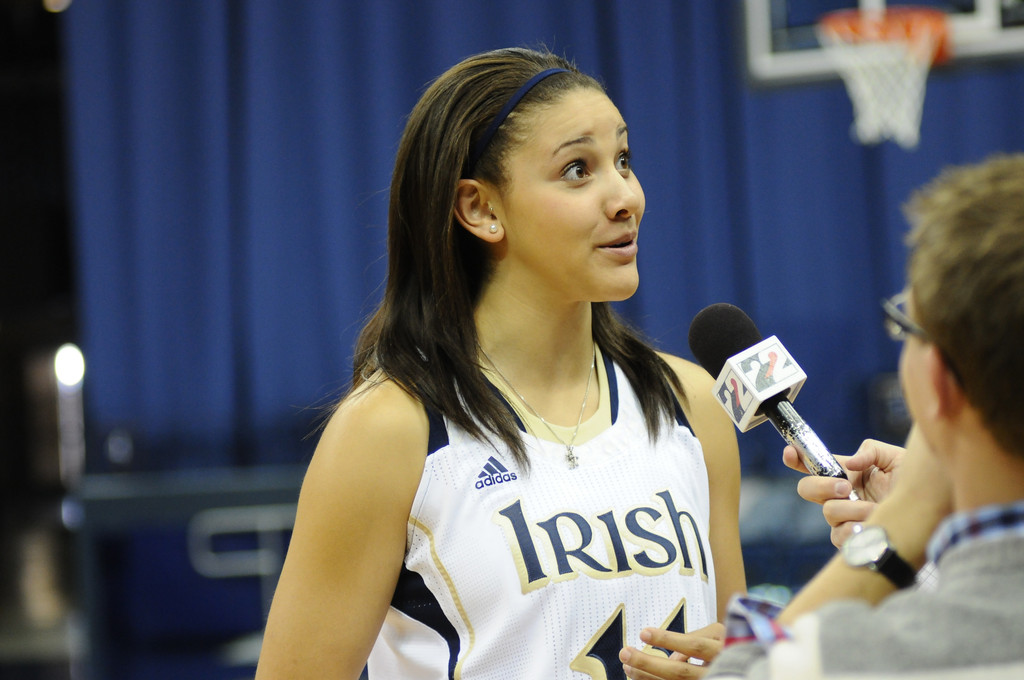 Notre Dame Women's Basketball Media Day 10-11-2012