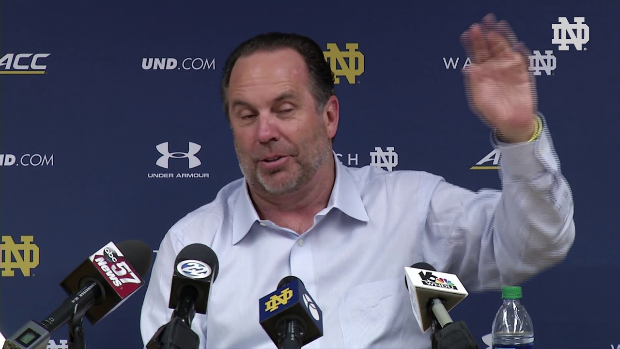 Post-Game Press Conference | @NDmbb vs. Georgia Tech (2017)