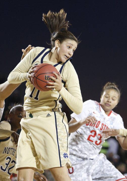 Natalie Achonwa (AP Photo/Mic Smith)