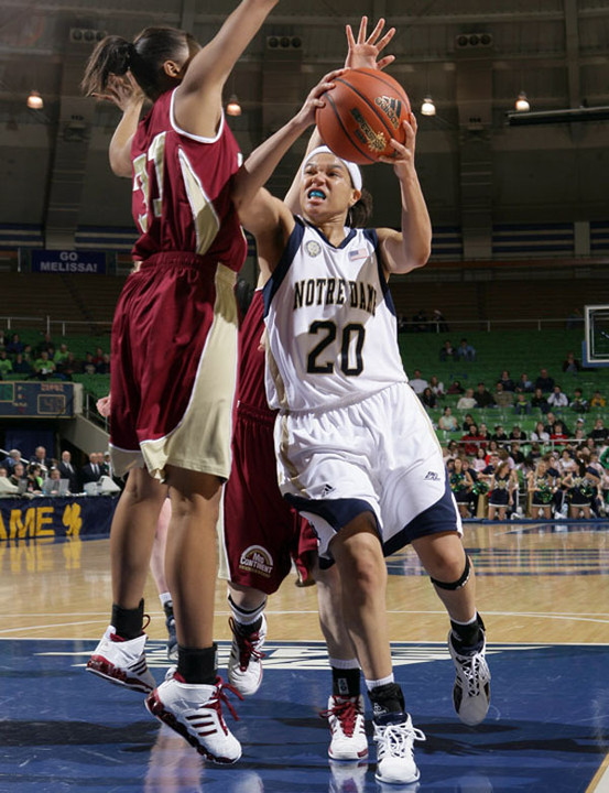 Freshman guard Ashley Barlow has been a key contributor for the Irish during their current four-game winning streak, averaging 15.0 points and 6.0 rebounds in that stretch.