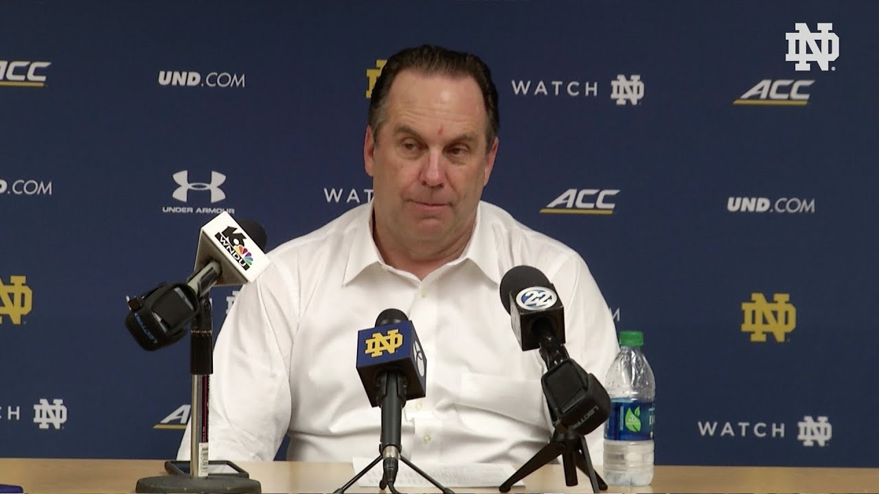 @NDmbb Mike Brey Post-Game Press Conference vs. Pittsburgh (2018)
