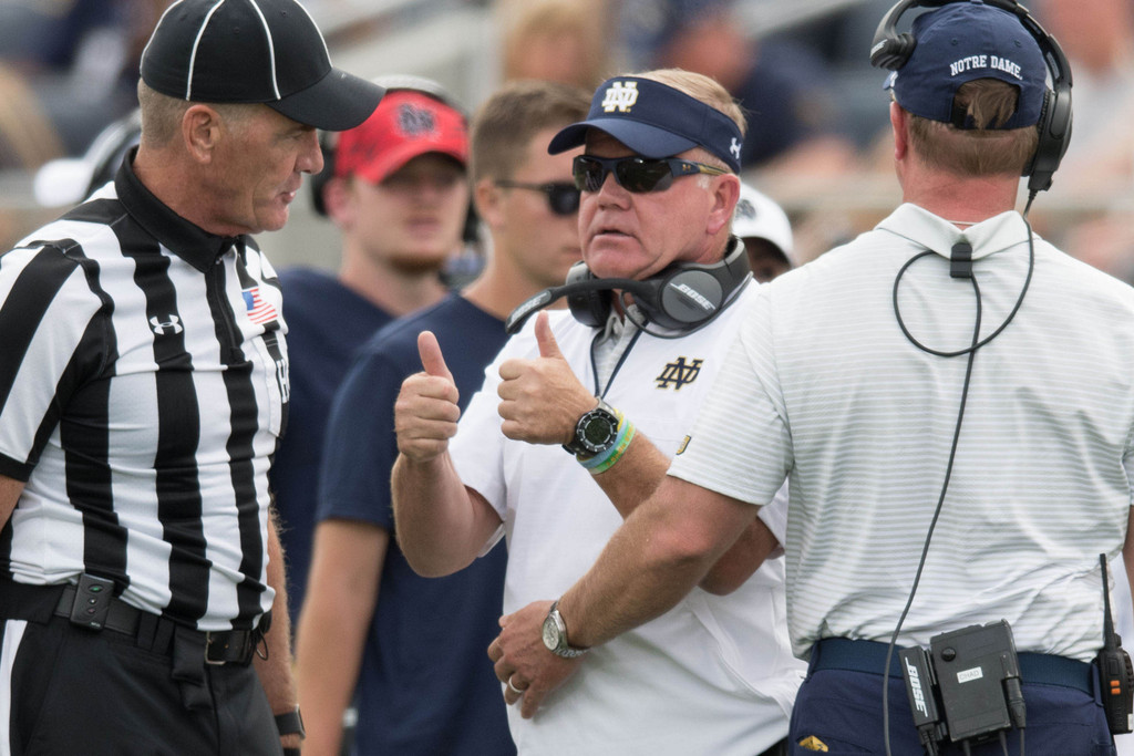 Notre Dame vs. Temple (USATSI)