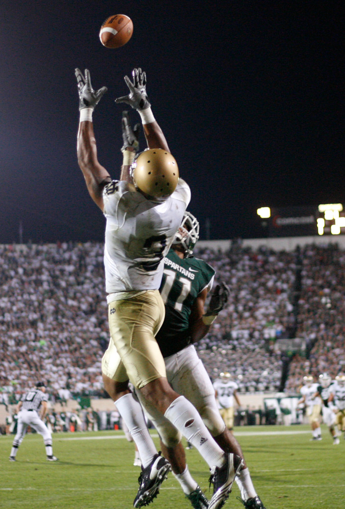Irish Fall In Overtime at Michigan State, 34-31 (AP)
